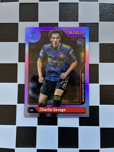 Charlie Savage 2021 Topps Merlin Chrome Purple /15
