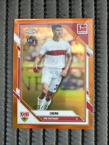 Chema Andres 2025 Topps Bundesliga Chrome Orange /25
