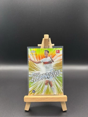 Chema Andres 2025 Topps Chrome Bundesliga Electrified /50