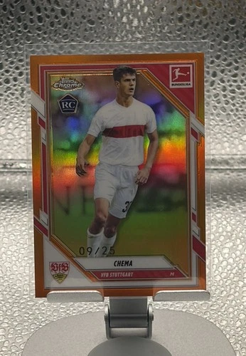 Chema Andres 2025 Topps Chrome Orange Wave /25