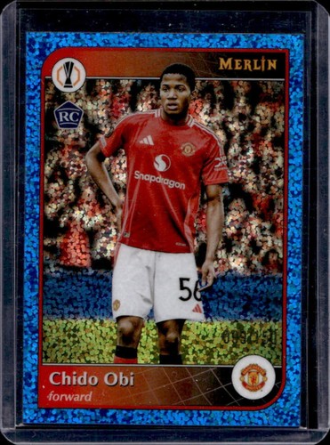 Chido Obi 2024 Topps Merlin Chrome Blue Refractor /150