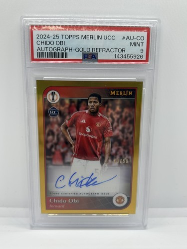Chido Obi 2024 Topps Merlin Chrome True Gold /50