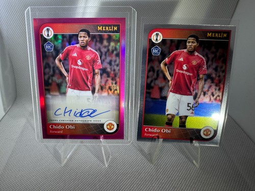 Chido Obi 2024 Topps Merlin UCC Chrome Magenta /125