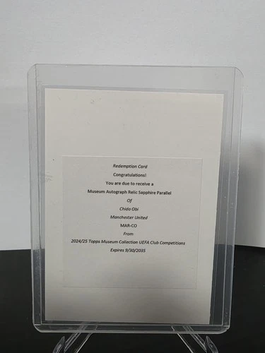 Chido Obi 2024 Topps Museum Sapphire /75