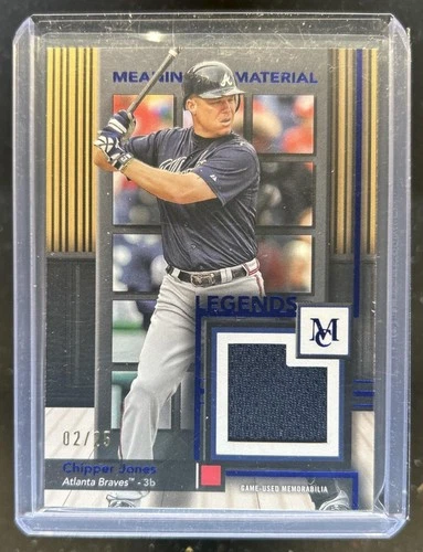 Chipper Jones 2024 Topps Museum Sapphire /25
