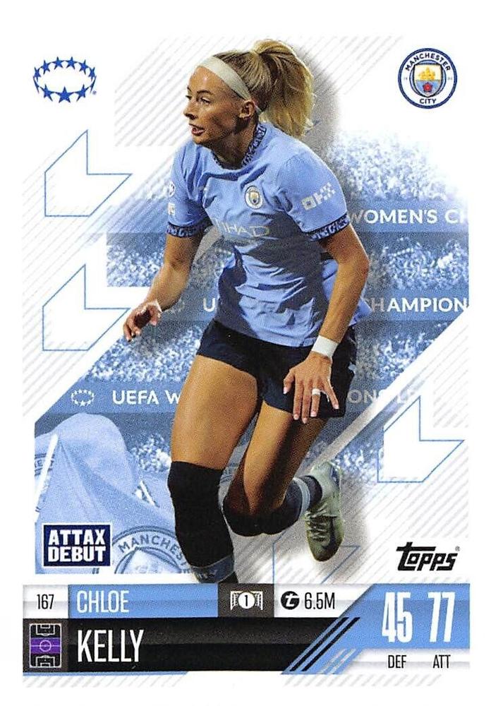 Chloe Kelly 2024 Topps Match Attax UEFA Club Competitions Extra