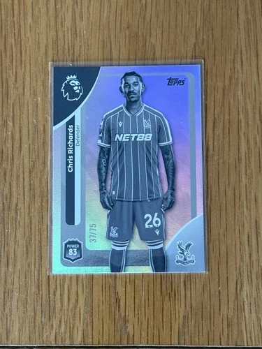 Chris Richards 2025 Topps Premier League Crystal Palace /75