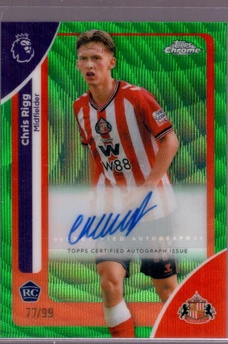 Chris Rigg 2025 Topps Chrome Green Wave /99