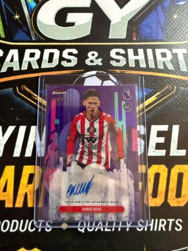 Chris Rigg 2026 Topps Finest Premier League /125