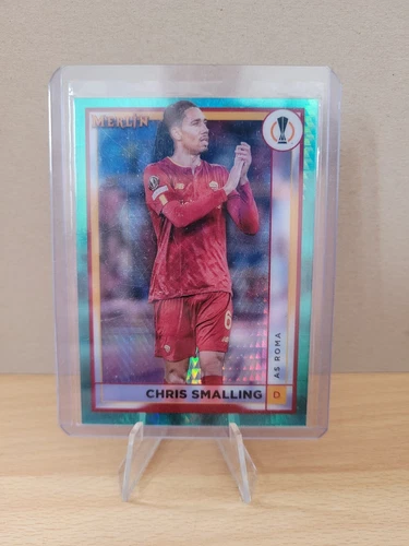 Chris Smalling 2022 Topps Merlin Chrome Aqua Prism