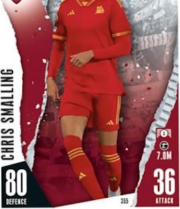 Chris Smalling 2023 Topps Match Attax UEFA Club Competitions
