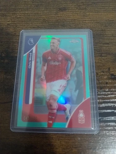 Chris Wood 2026 Topps Chrome Aqua /199