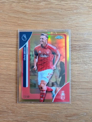 Chris Wood 2025 Topps Chrome Gold /50