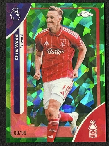 Chris Wood 2026 Topps Chrome Green Sapphire /99