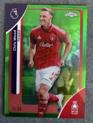 Chris Wood 2026 Topps Chrome True Green /99