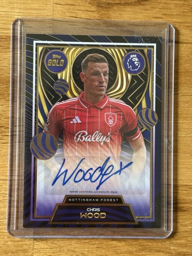 Chris Wood 2025 Topps Premier League Gold