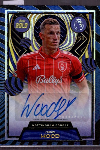 Chris Wood 2025 Topps Premier League Gold /99