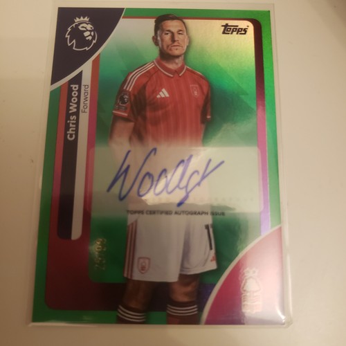 Chris Wood 2025 Topps Premier League Green /99