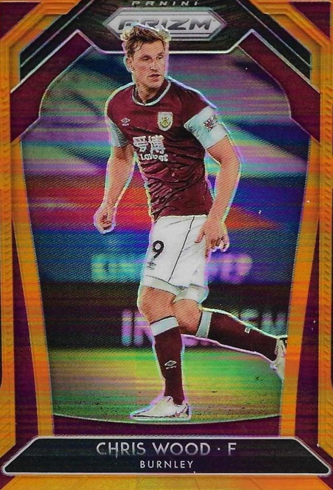 Chris Wood 2020 Panini Prizm Premier League Orange /25
