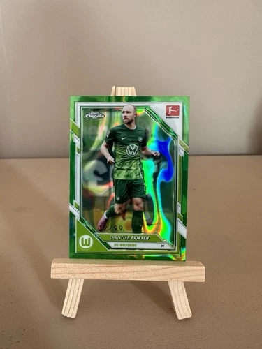 Christian Eriksen 2025 Topps Chrome Green Refractor /99