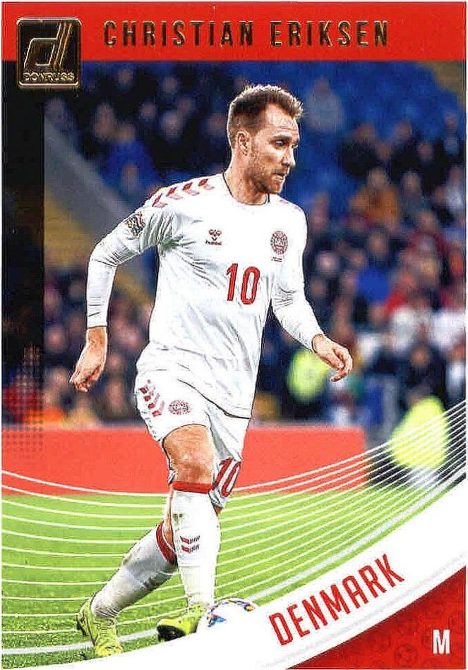 Christian Eriksen 2018 Panini Donruss Soccer 120