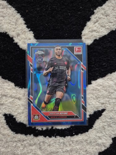 Christian Kofane 2025 Topps Bundesliga Blue Refractor /150