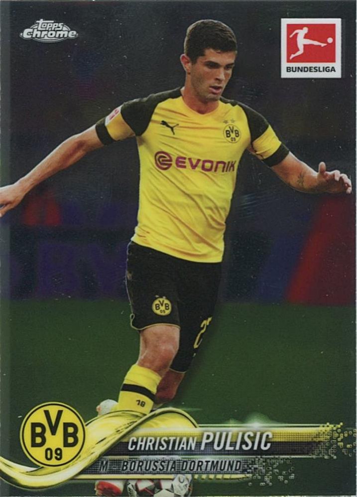 Christian Pulisic 2018 Topps Chrome Bundesliga 90