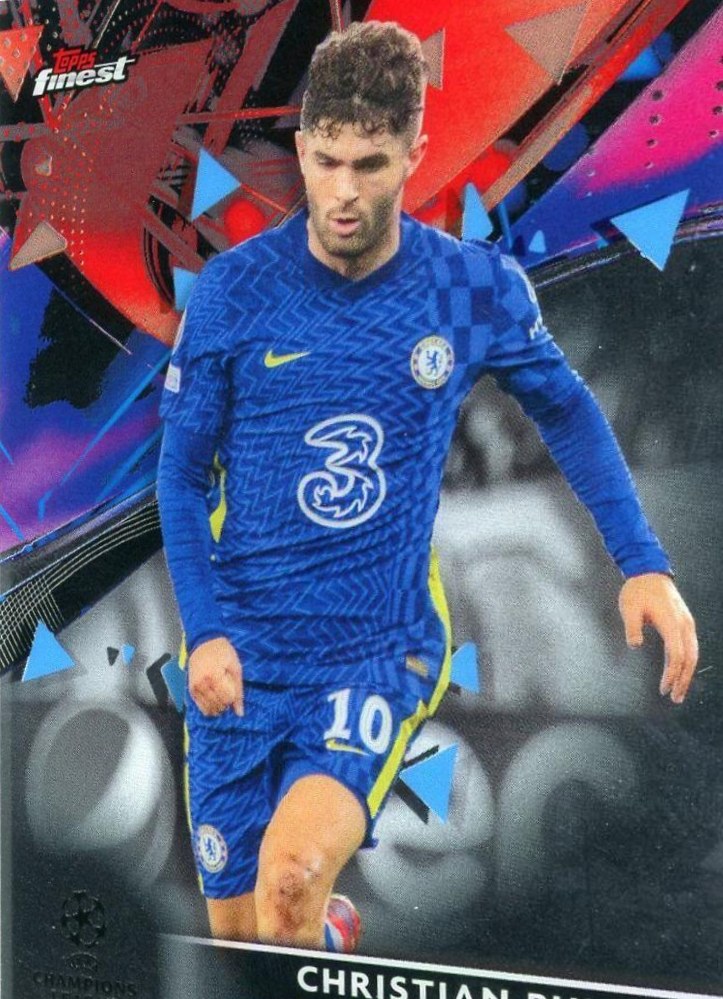 Christian Pulisic 2021 Topps Finest UEFA 59