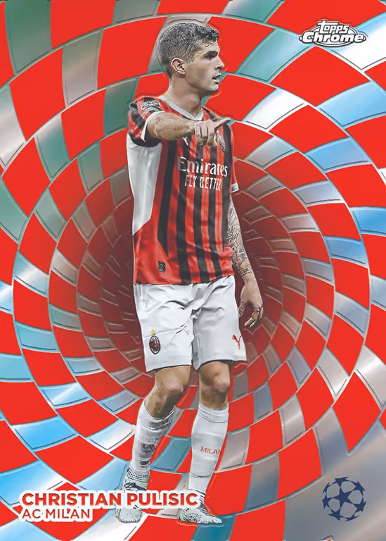 Christian Pulisic 2024 Topps Finest UEFA Club Competitions