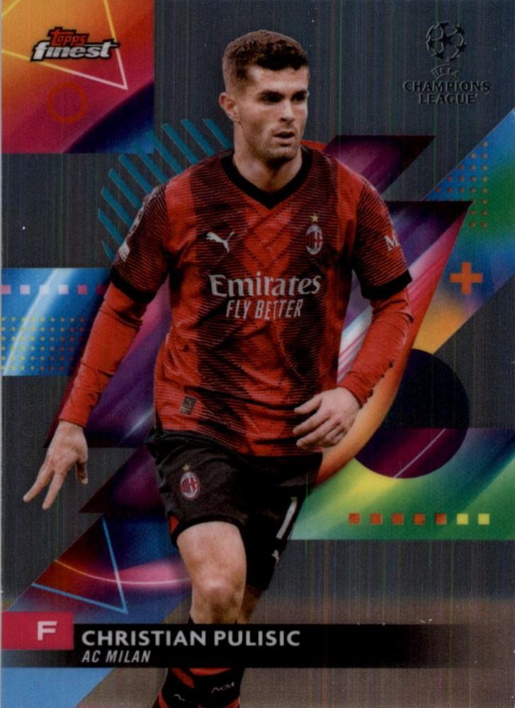 Christian Pulisic 2023 Topps Finest UEFA Club Competitions