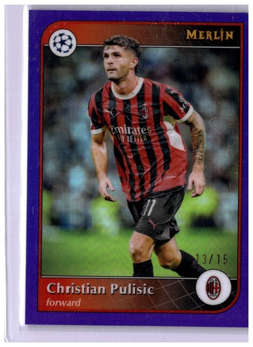 Christian Pulisic 2024 Topps Merlin Chrome Purple /15
