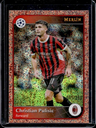 Christian Pulisic 2024 Topps Merlin Chrome Speckle Refractor /250