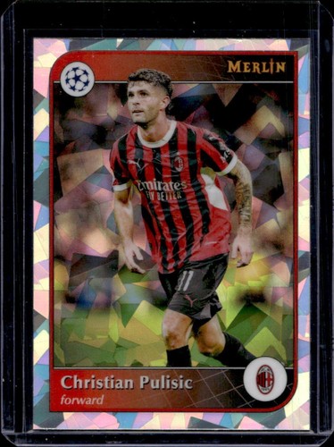 Christian Pulisic 2024 Topps Merlin Cromo UEFA Rifrattore Atomico #76