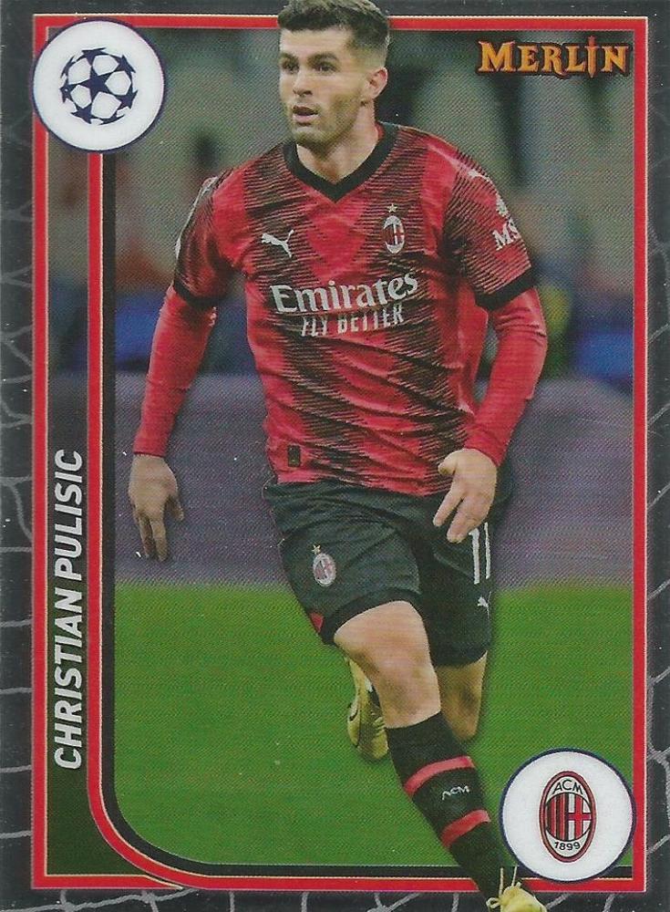Christian Pulisic 2023 Topps Merlin UEFA Club Competitions