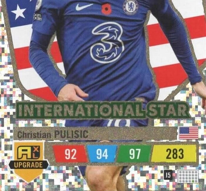 Christian Pulisic 2023 Panini Adrenalyn XL FIFA 365 Upgrade