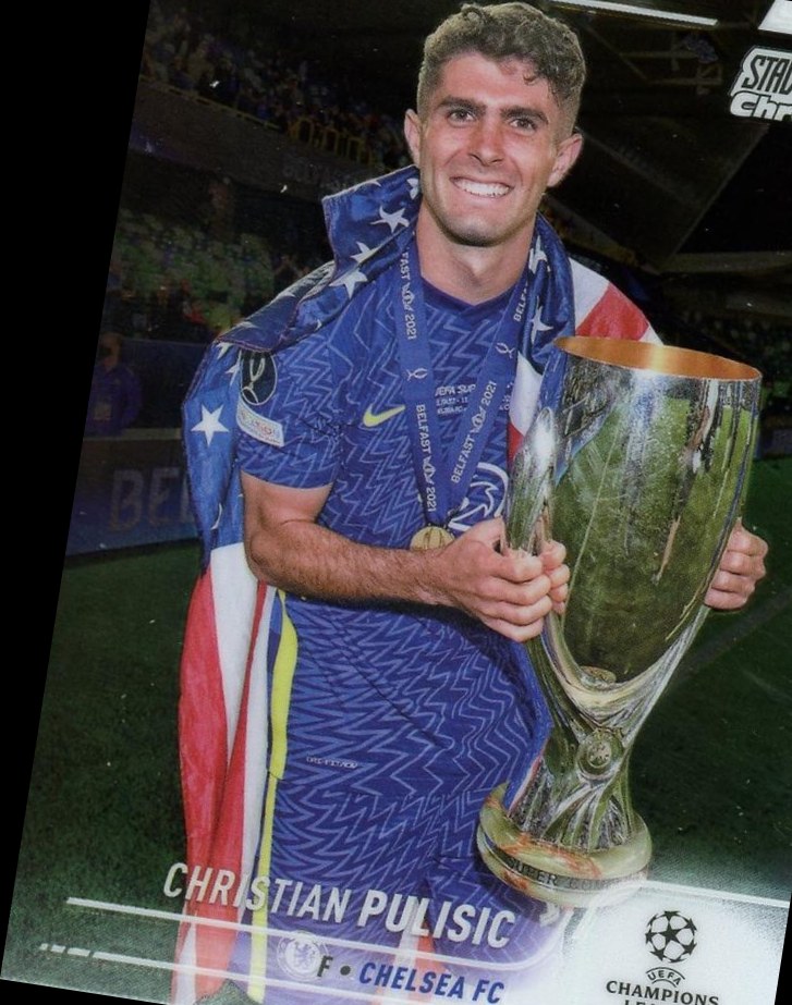 Christian Pulisic 2021 Topps Stadium Club Chrome UEFA 85