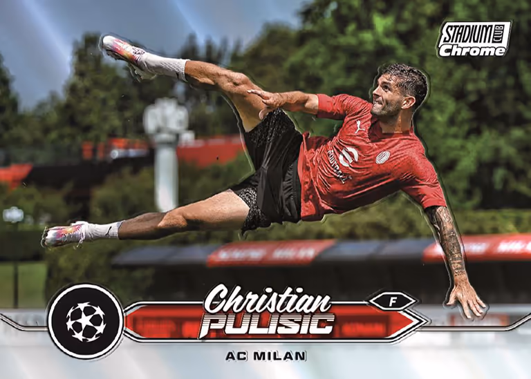 Christian Pulisic 2023 Topps Crystal Premium UEFA Champions League