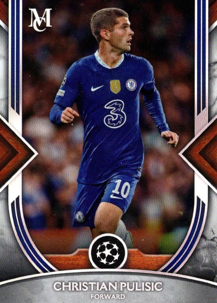 Christian Pulisic 2022 Topps Museum Collection UEFA Champions League