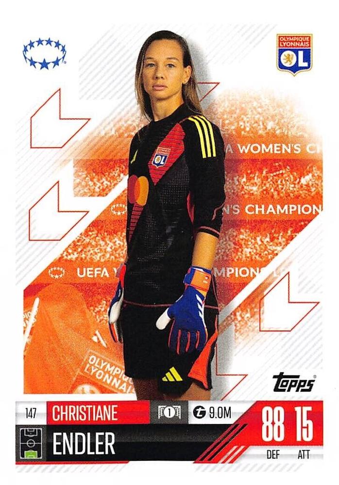 Christiane Endler 2024 Topps Match Attax UEFA Club Competitions Extra