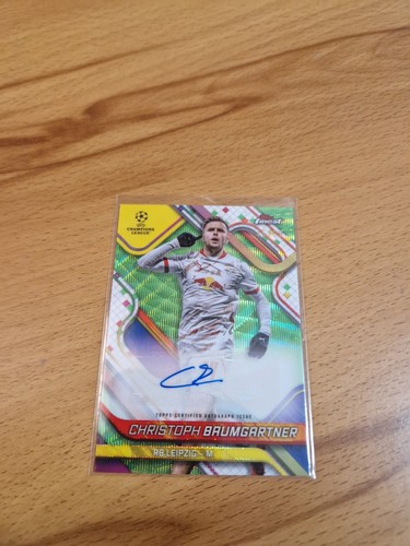 Christoph Baumgartner 2024 Topps Finest Green Wave /99