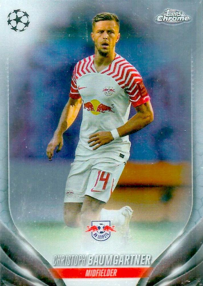 Christoph Baumgartner 2023 Topps Chrome UEFA Club Competitions