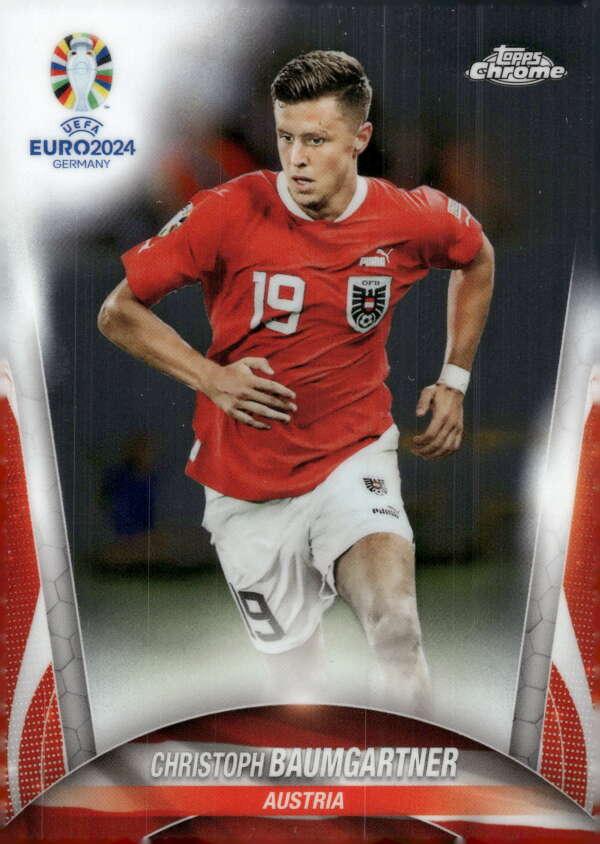 Christoph Baumgartner 2024 Topps Chrome UEFA EURO