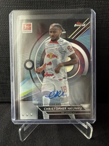 Christopher Nkunku 2022 Topps Finest Black /150