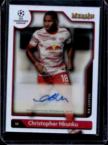 Christopher Nkunku 2021 Topps Merlin Chrome UEFA