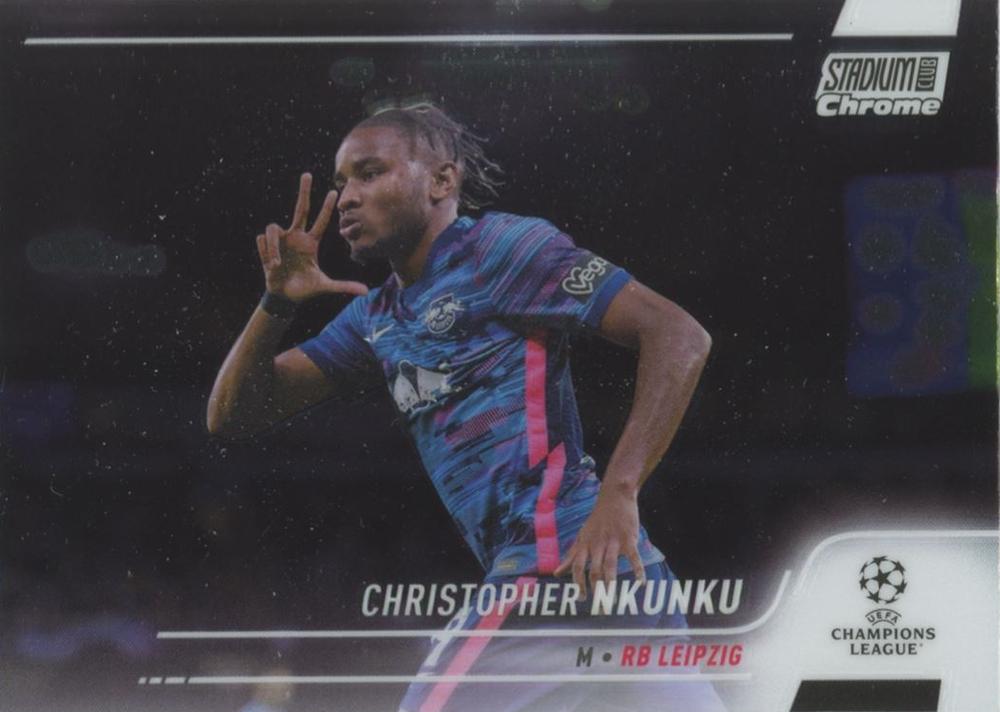 Christopher Nkunku 2021 Topps Stadium Club Chrome UEFA 77