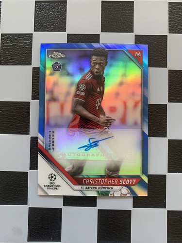 Christopher Scott 2021 Topps Chrome Blue /150