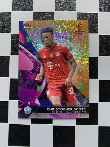 Christopher Scott 2021 Topps Finest Gold /50