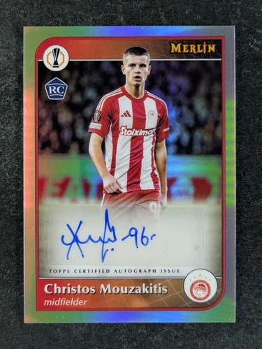 Christos Mouzakitis 2024 Topps Merlin Chrome UCC Refractor