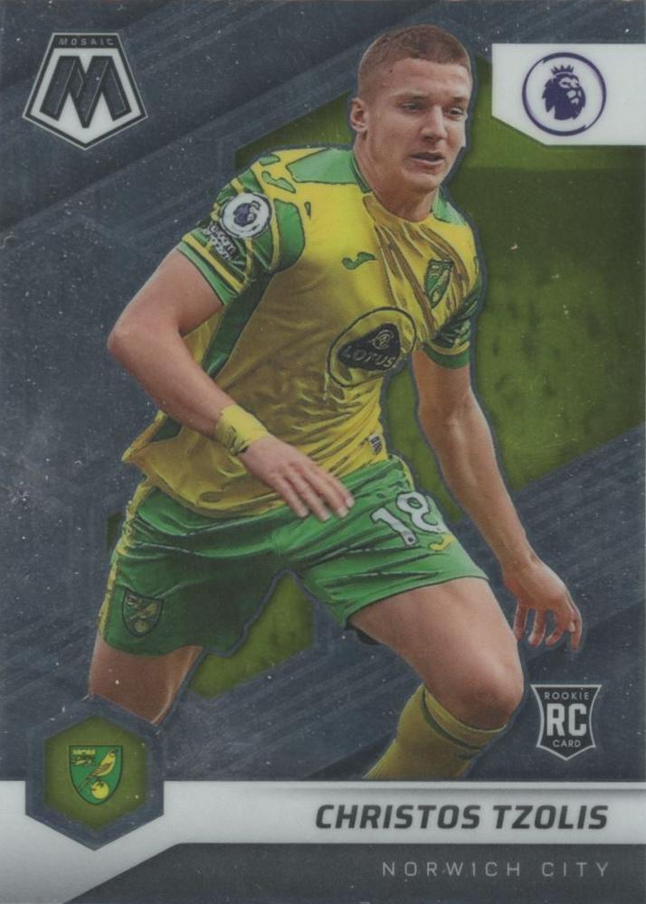 Christos Tzolis 2021 Panini Mosaic Premier League
