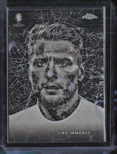 Ciro Immobile 2024 Topps Chrome UEFA Euro /1